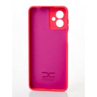 Силиконовый чехол SOFT Silicone Case для Motorola G14 (без лого) малиновый