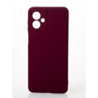 Силиконовый чехол SOFT Silicone Case для Motorola G14 (без лого) бордовый