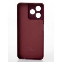 Силіконовий чохол SOFT Silicone Case для телефону Realme C51 (без лого) бордовий