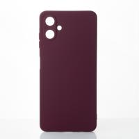 Силиконовый чехол SOFT Silicone Case для Samsung A06 (без лого) бордовый