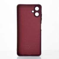 Силиконовый чехол SOFT Silicone Case для Samsung A06 (без лого) бордовый