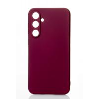 Силиконовый чехол SOFT Silicone Case для Samsung S23 FE (без лого) бордовый