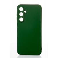 Силіконовий чохол SOFT Silicone Case для телефону Samsung S23 FE (без лого) темно-зелений