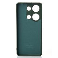 Силіконовий чохол SOFT Silicone Case для телефону Xiaomi Redmi Note 13 Pro 4G (без лого) темно-зелений