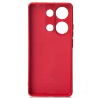 Силиконовый чехол SOFT Silicone Case для Xiaomi Redmi Note 13 4G (без лого) красный