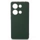 Силіконовий чохол SOFT Silicone Case для телефону Xiaomi Redmi Note 13 4G (без лого) темно-зелений