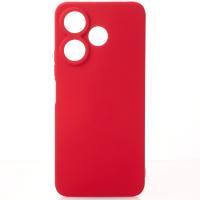 Силиконовый чехол SOFT Silicone Case для Xiaomi Redmi 13 (без лого) красный