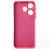 Силіконовий чохол SOFT Silicone Case для телефону Xiaomi Redmi 13 (без лого) малиновий