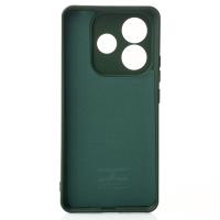 Силиконовый чехол SOFT Silicone Case для Xiaomi Redmi Note 14 (без лого) темно-зеленый