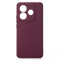 Силиконовый чехол SOFT Silicone Case для Xiaomi Redmi Note 14 (без лого) бордовый