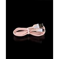 USB кабель DC micro (CL-12) 2.1A рожевий