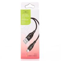 USB cable DC micro (CL-14) High Elastic, 3m черный