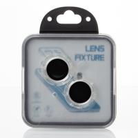 Защитное стекло для камеры DARK (BOX) iPhone 14 / iPhone 14 Plus / iPhone 15 / iPhone 15 Plus серебряный