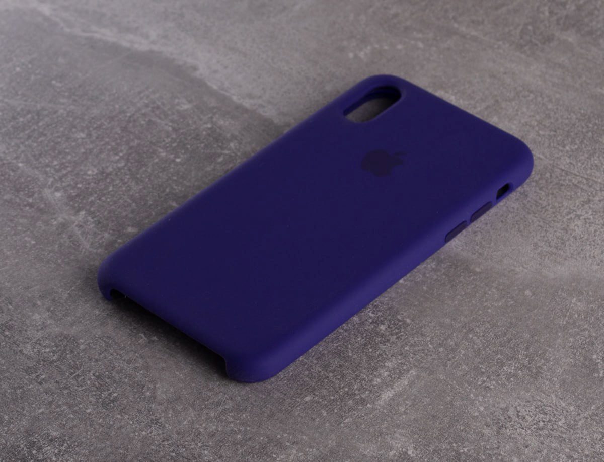 Силиконовый чехол SOFT Silicone Case для iPhone X/XS (HQ) (с логотипом) 02  ultra violet. Аксессуары оптом в Украине Силиконовый чехол SOFT Silicone  Case для iPhone X/XS (HQ) (с логотипом) 02 ultra violet .