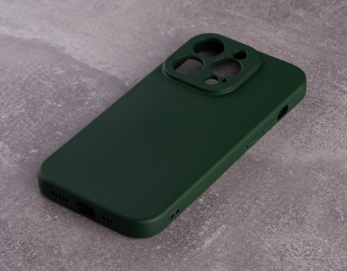 Силиконовый чехол SOFT Silicone Case для iPhone 13 Pro Max (без лого)  темно-зеленый. Аксессуары оптом в Украине Силиконовый чехол SOFT Silicone  Case для iPhone 13 Pro Max (без лого) темно-зеленый . Описание,