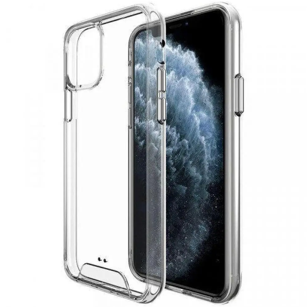 Силиконовый чехол Space Case для iPhone 12 mini прозрачный. Аксессуары  оптом в Украине Силиконовый чехол Space Case для iPhone 12 mini прозрачный  . Описание, характеристики, цены.